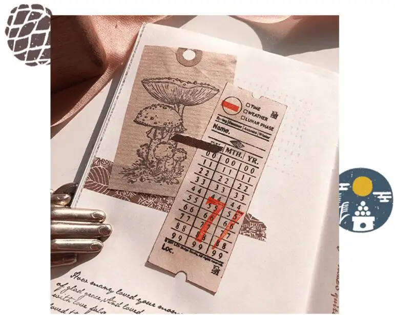 DIY скрапбук луковая бумага винтажная соль карманная книга коллаж 35 штук оптом без клея креативный счастливый план украшения Backgr