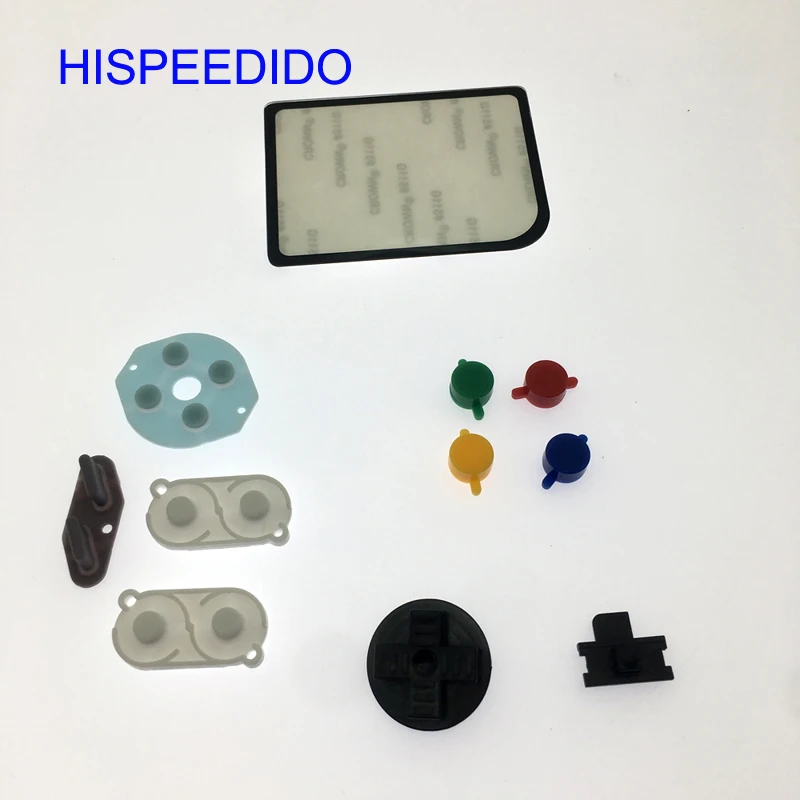 HISPEEDIDO для Nintendo Game Boy Zero DMG 01 GBO пластиковые кнопки проводящий резиновый мод