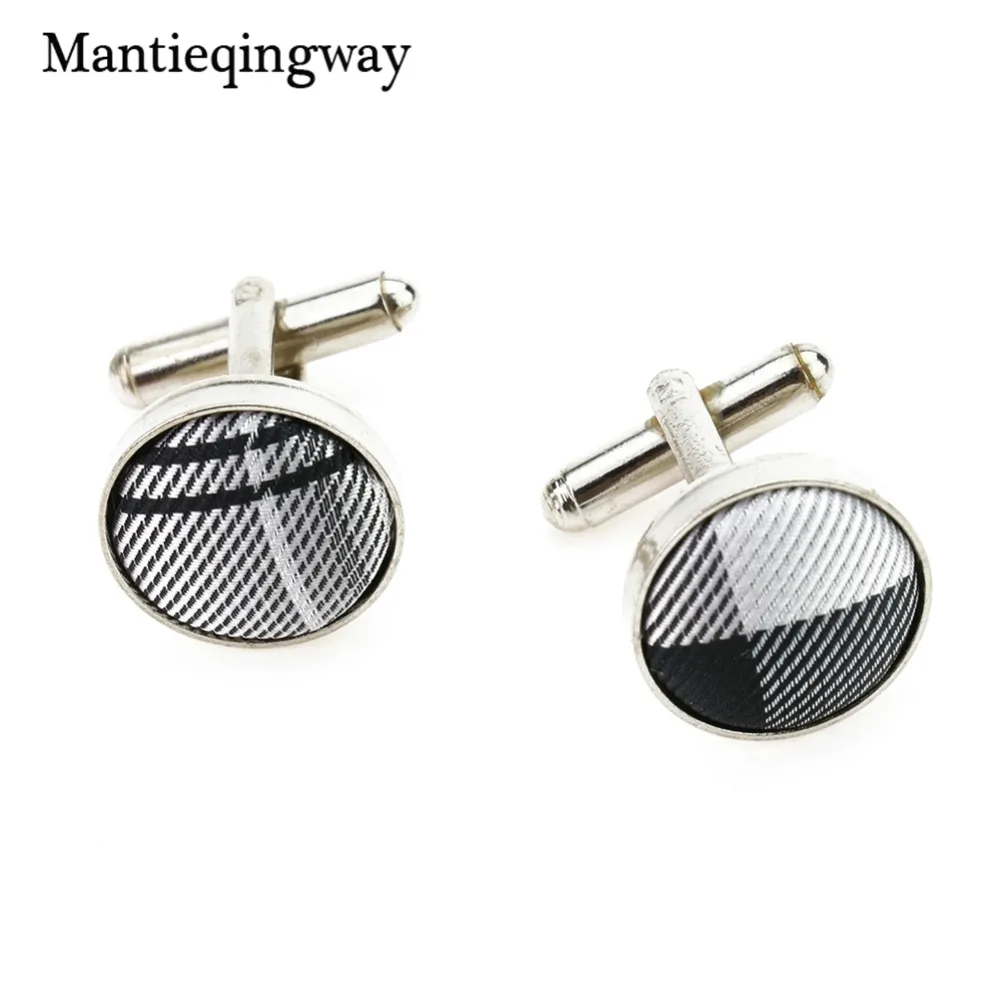 Mantieqingway черно-белый полиэфирный клетчатый комплект для мужчин деловой галстук