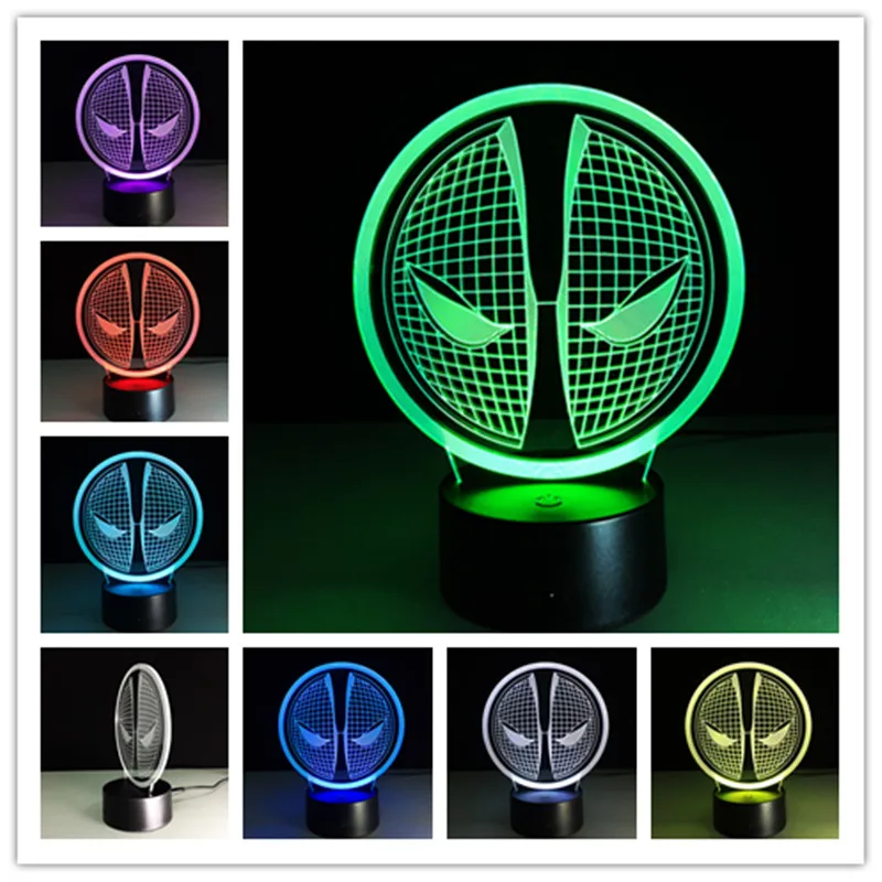 Светодиодная 3d лампа с Usb Новый рождественский подарок для детей светодиодная