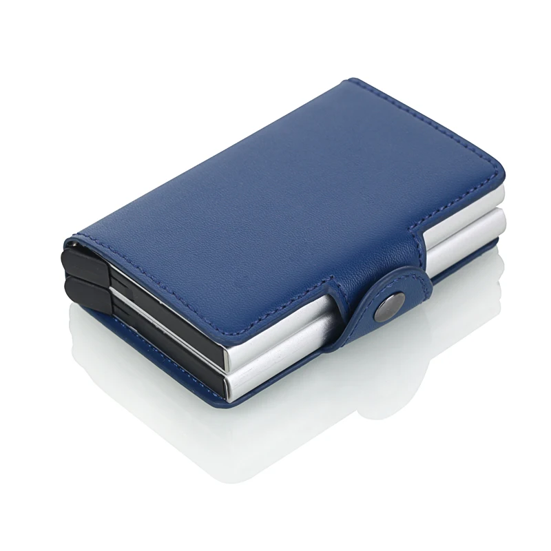 Новинка 2019 мужской держатель для кредитных карт модный металлический из