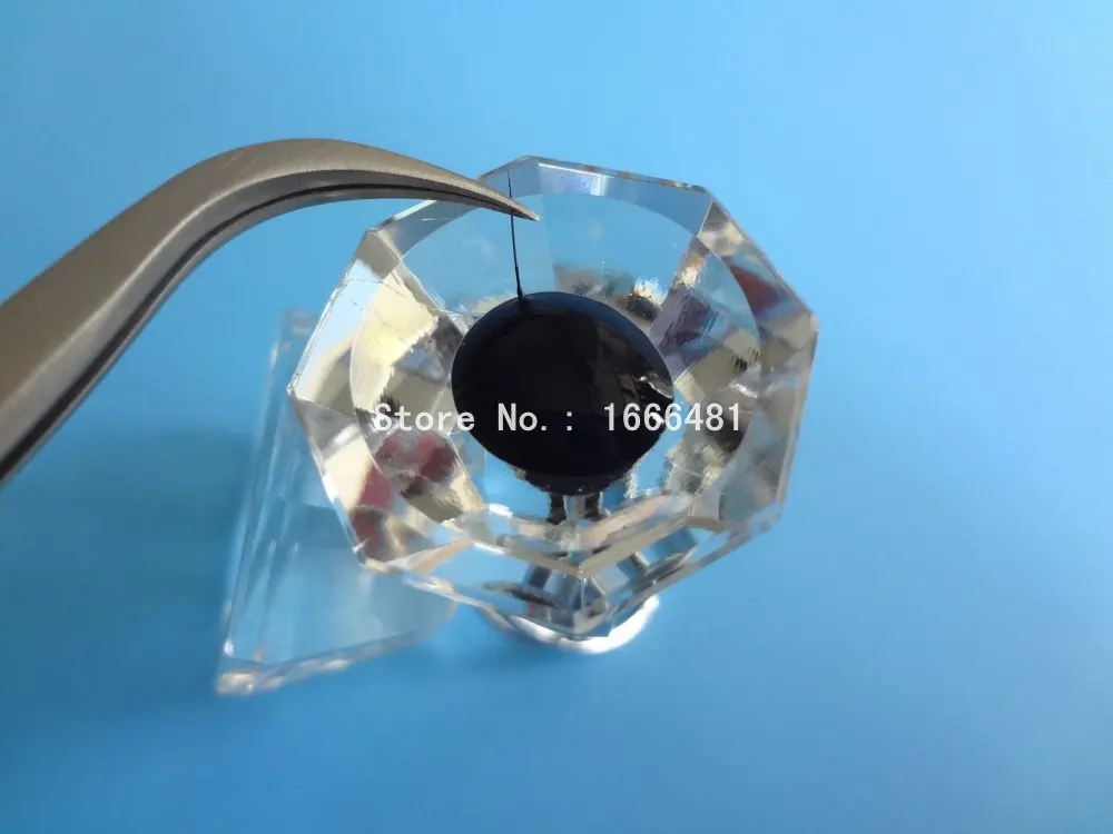 

5pcs/lot Crystal Glue Holder Eyelash Extension Glue Ring Lash Adhesive Pallet Free Shipping