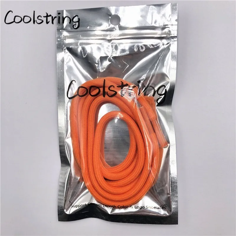 Coolstring, Новинка 0,5 см, круглые спортивные шнурки, толстый полиэстер, для пеших прогулок, для ботинок, для детей, мужские баскетбольные шнурки