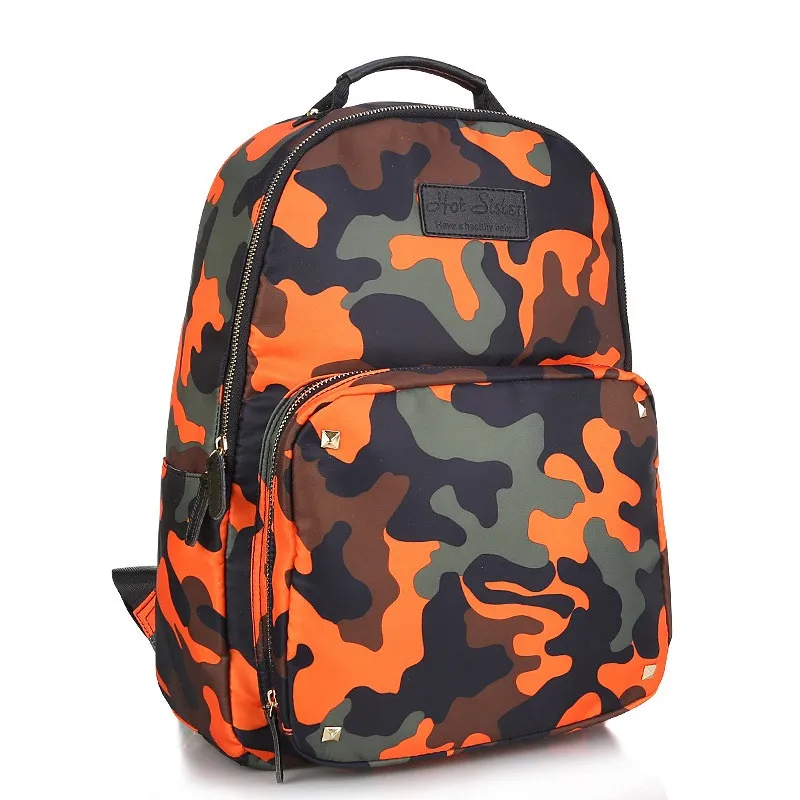 2018 Высококачественная Дамская мода рюкзак камуфляж машинная стирка Мумия мешок