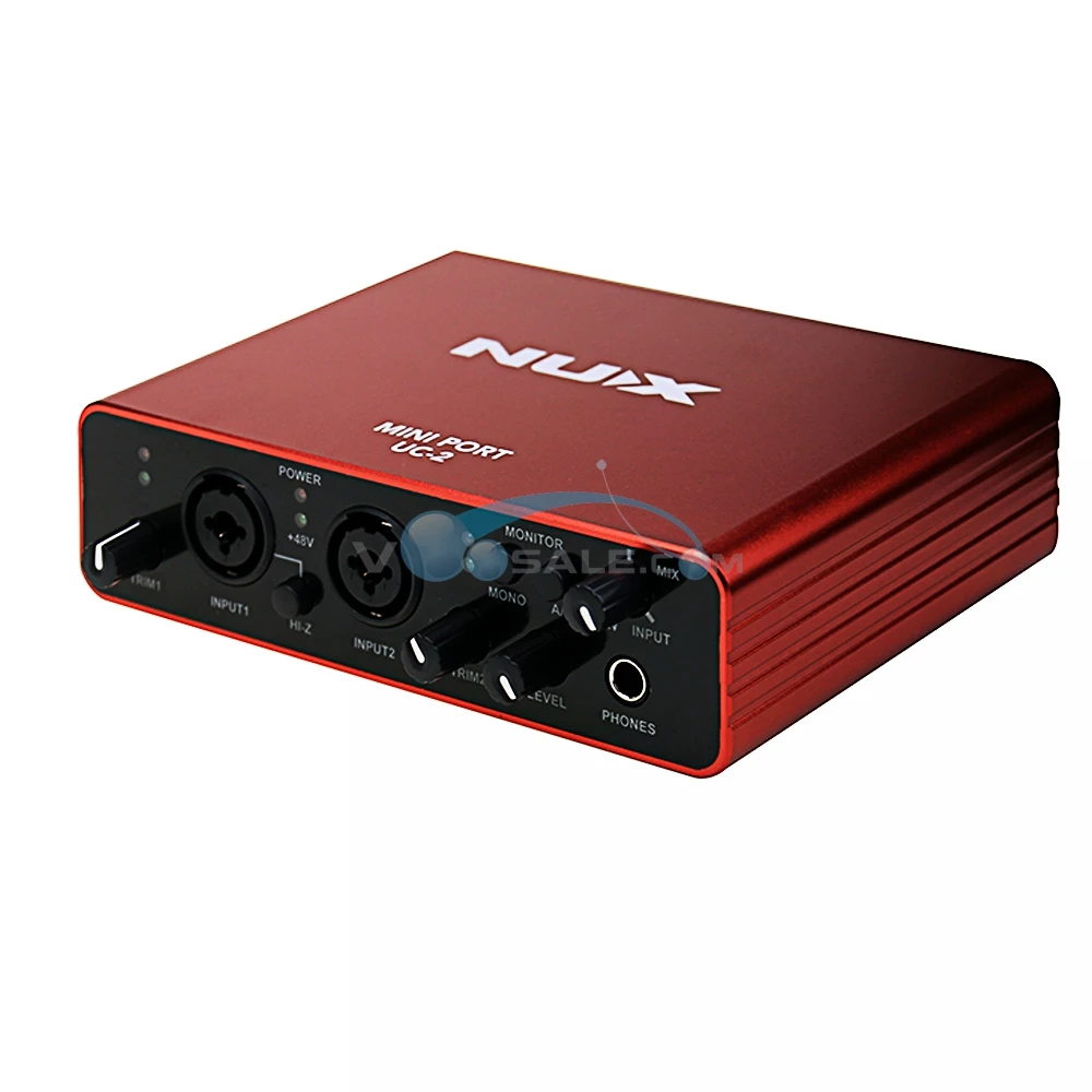 NUX UC 2 мини порт USB Professional портативный аудио для микрофона MIDI вход и выход