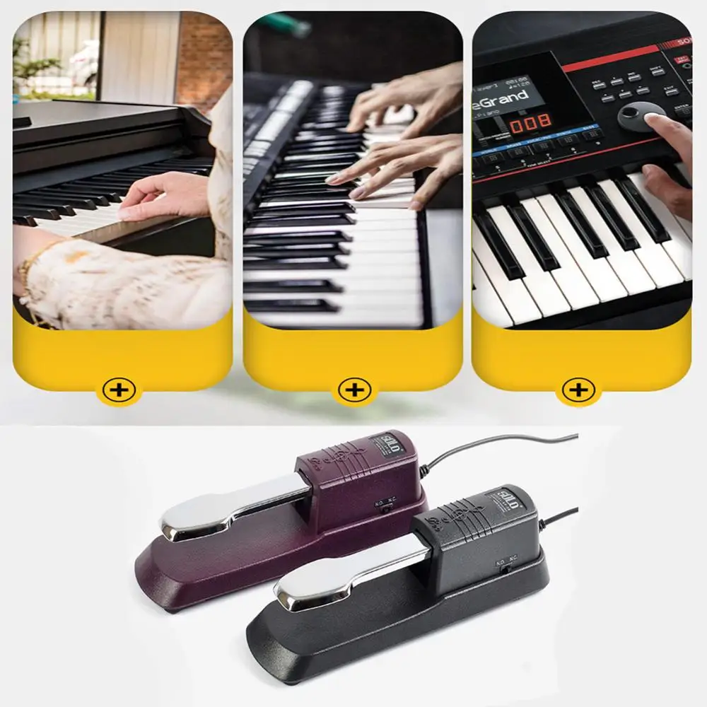 Демпферная педаль для электрической клавиатуры None MIDI синтезатор аксессуары