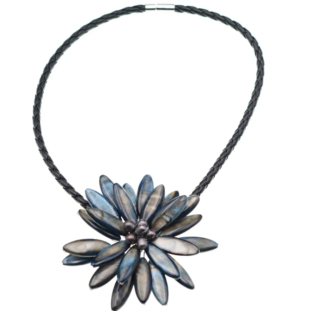 Ожерелье чокер ручной работы черное ожерелье с подсолнухом проекция 2019|Колье| |