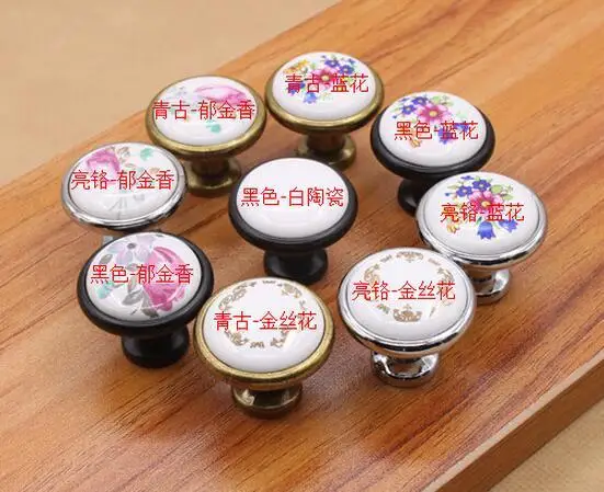 Новое поступление винтажные дверные ручки из Керамического Сплава белая бронза