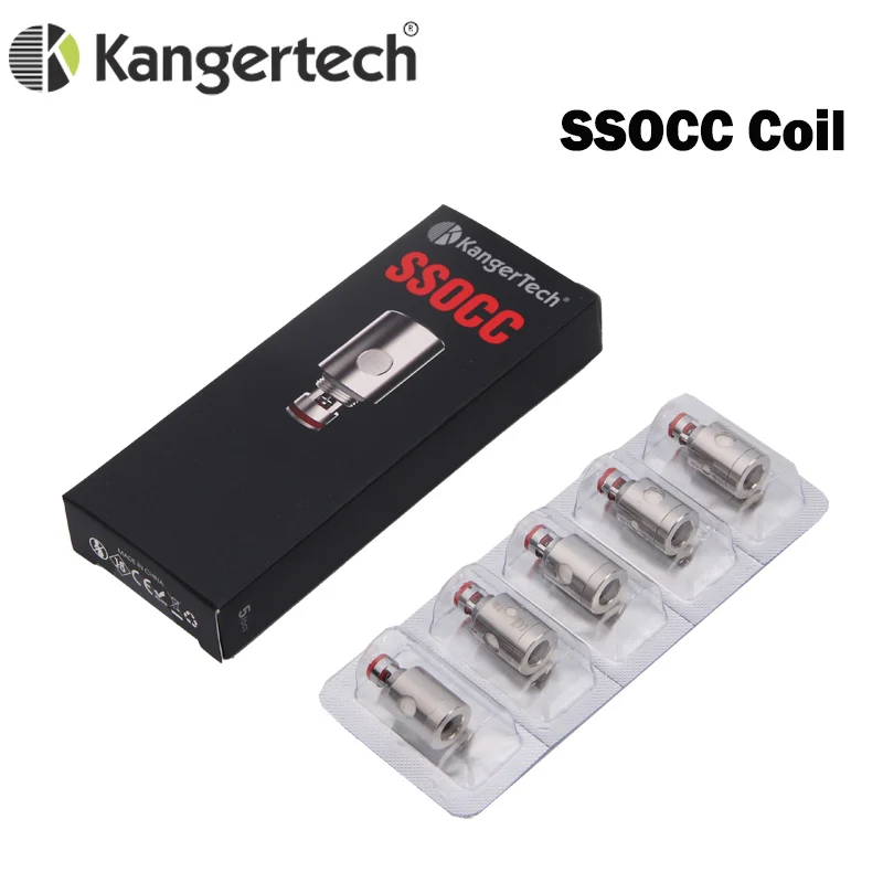5 шт./упак. Kanger(атомайзер) SSOCC Coil 0.15ohm катушки для Kanger Kangertech Subox mini-c Subvod Toptank мини