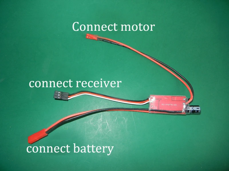 2-4S 20A One-way Brush ESC Water Pump Dual Mode 6-16V Speed Controller RC Boat Parts for Driving 260/370/380/390 Motors | Игрушки и