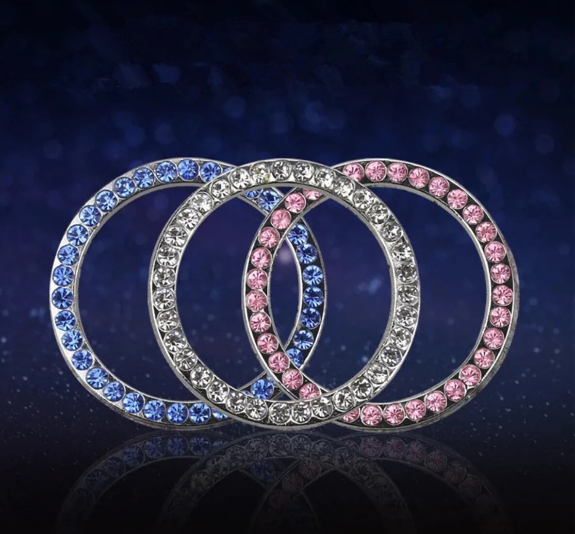 Кристальный автомобильный двигатель старт Стоп ключ зажигания кольцо для Lexus RX300