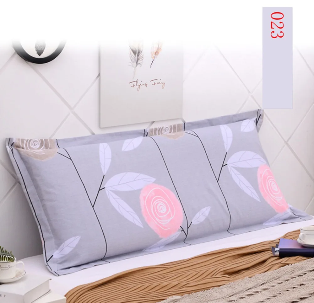 Спальня хлопок двойной кровати наволочки Длинная Подушка наволочка подушка