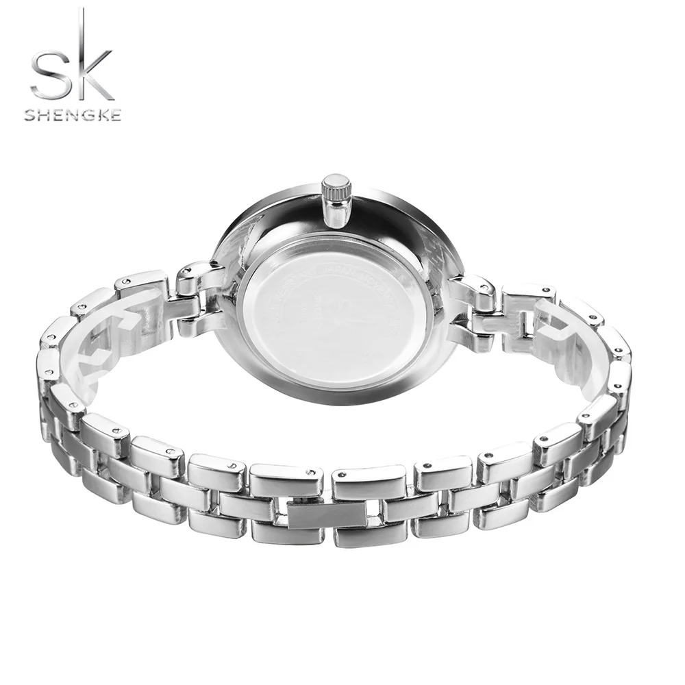 Shengke новые брендовые модные женские часы простые кварцевые Montre Femme наручные 2018