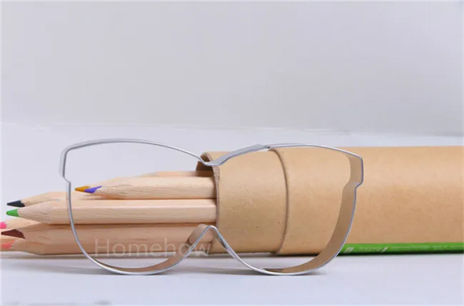 1 шт./лот модные очки печенье нож 9*4 см металлическая оправа солнцезащитные для