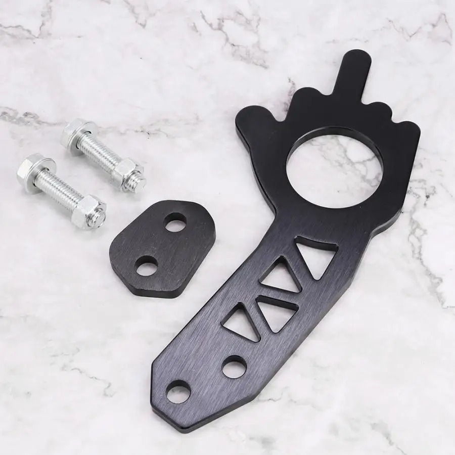 Car Universal Front / Rear Towing Hook Set Fit for Most Car Towing Ring Black Front Towing Hook Car Accessories