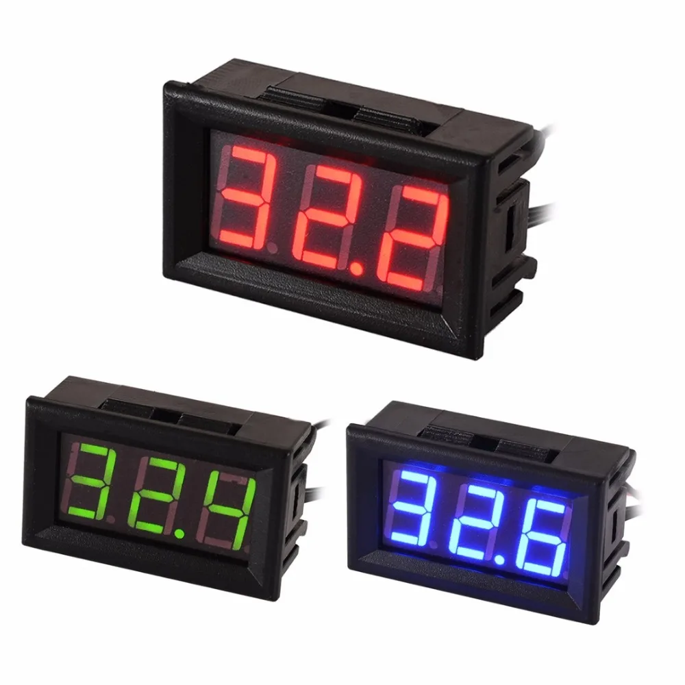 Mayitr DC 12V светодиодный цифровой термометр 50 ~ 110 датчик температуры детектор Датчик