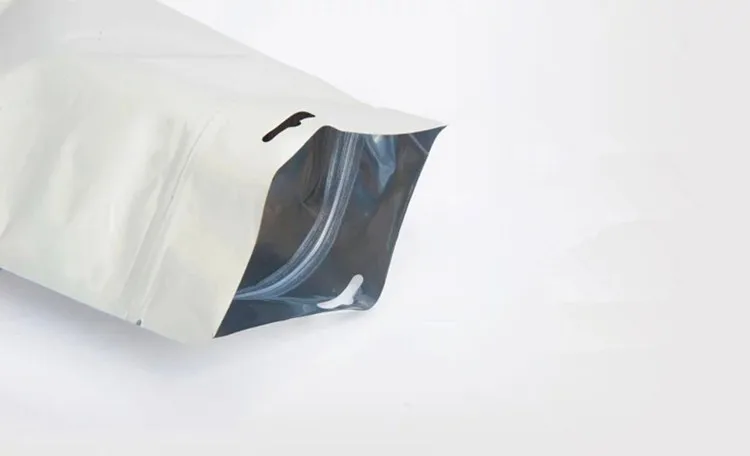 Кофейные зерна/пакет для упаковки порошка посылка бобы бумага 20x29 см + 9 белый цвет