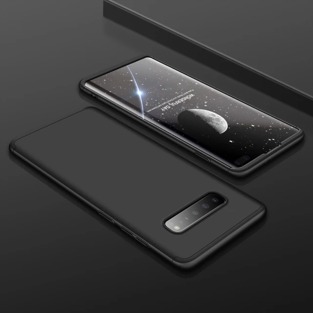 Чехол для samsung Galaxy S10 5G, роскошный защитный чехол с магнитным кольцом для samsung s10e S9 S8 Plus S10 Lite S7 S6 Edge, чехол - Цвет: black
