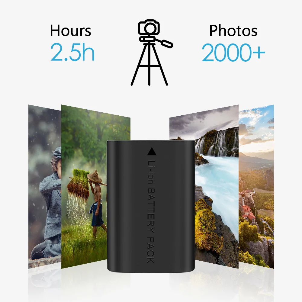 TELESIN 2 упаковки Замена батареи LP E6 LPE6 E6N для Canon EOS 5DS R 5D Mark II III 6D 7D 80D