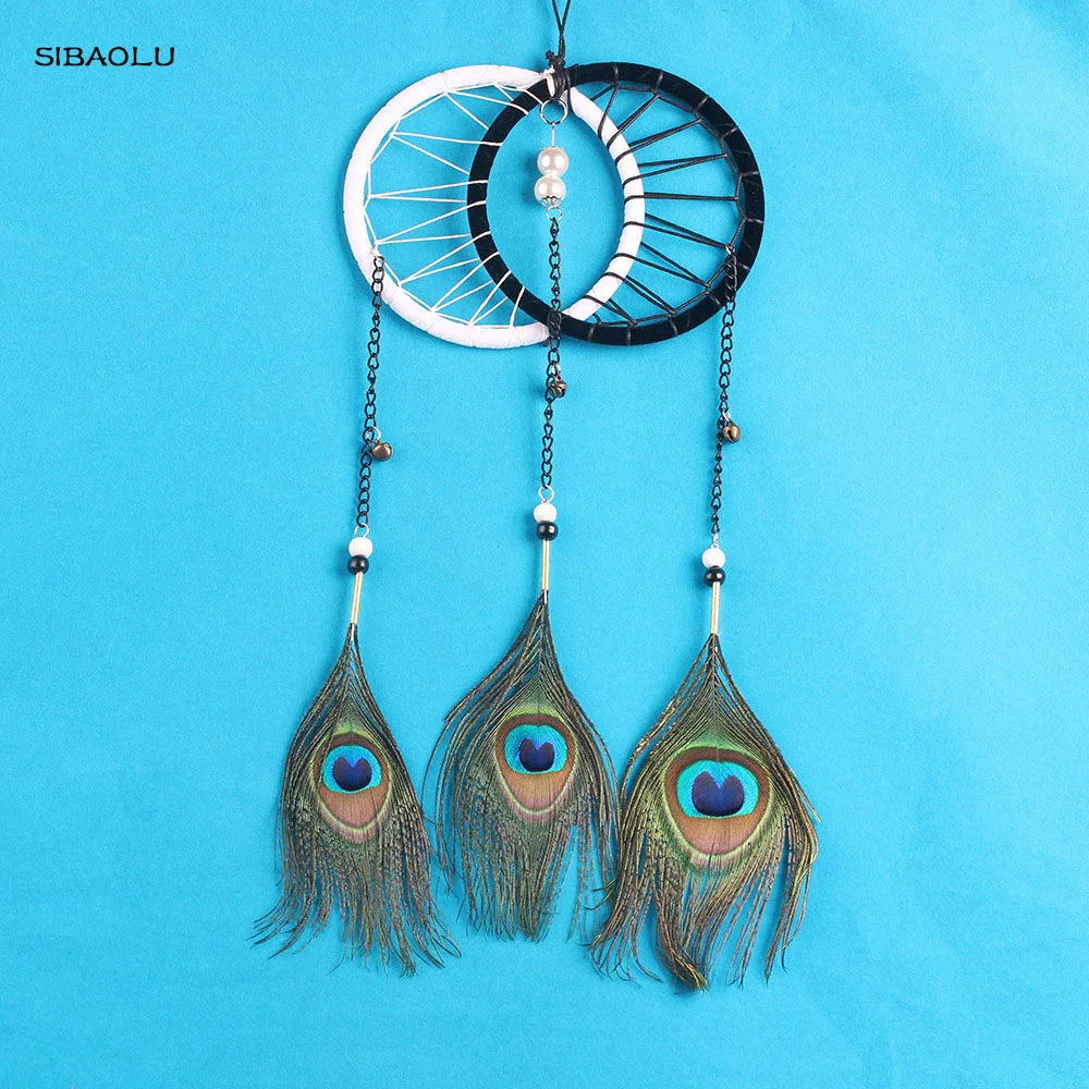 2018 новый дизайн перо павлина креативная форма Ловец снов автомобиль винтажный