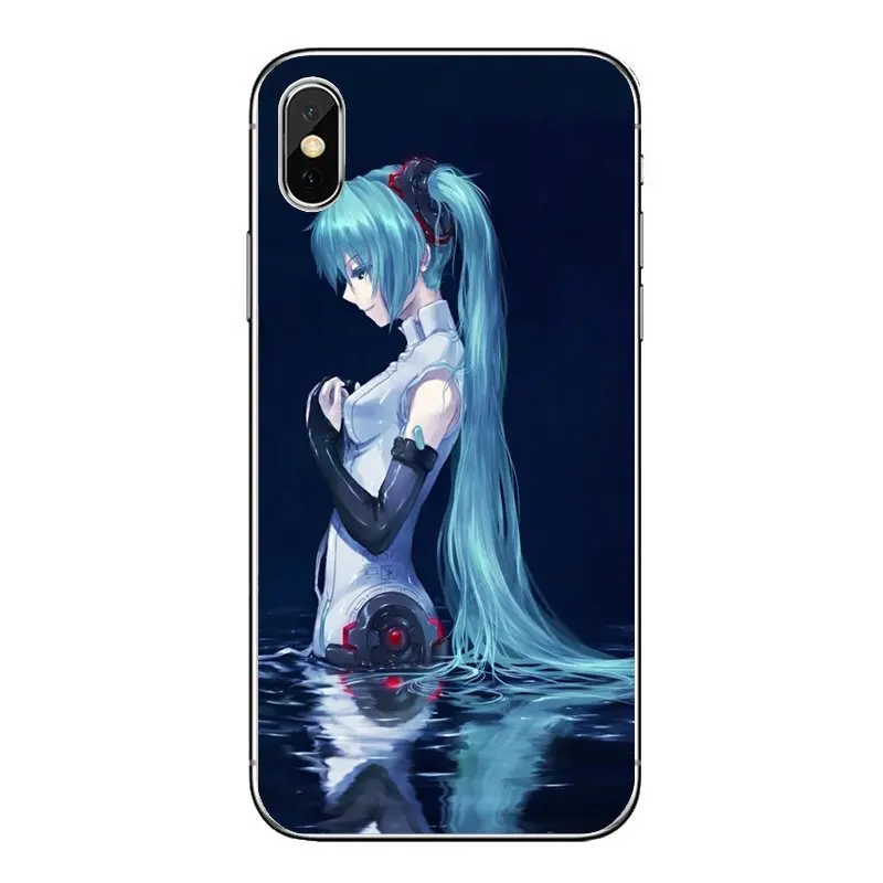 Для samsung Galaxy A5 A6 A7 A8 A9 J4 J5 J7 J8 2017 2018 Plus Prime kawaii в виде милого героя Аниме Хацунэ Мику