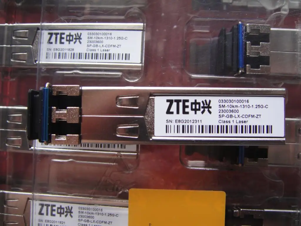 

Одномодовый волоконно-оптический модуль ZTE SM-10KM-1310-1.25G-C SP-GBL-LX-CDFM-ZT