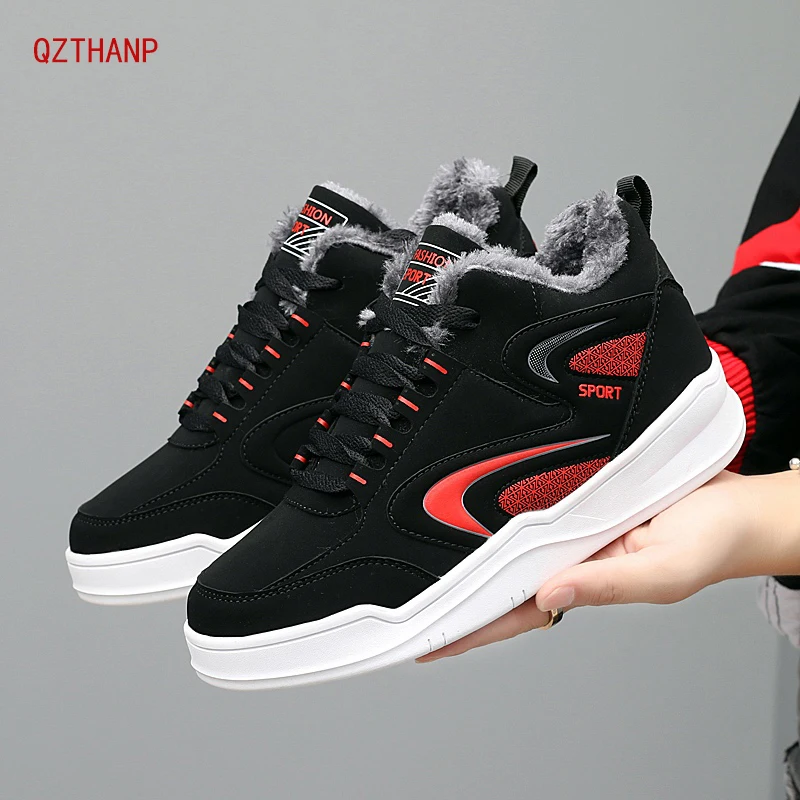 

2019 Winter boots men Warm Casual Shoes Lace Up Sapato Plus Size 46 Tenis Scarpe Uomo Krasovki Unisex Sneakers Zapatos De Hombre