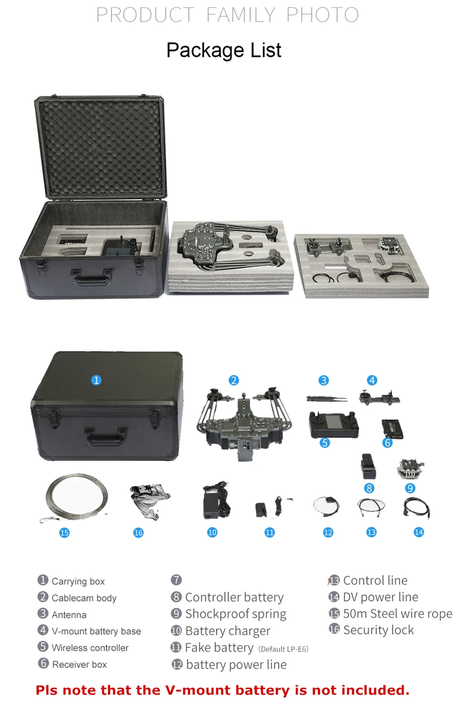 ASXMOV Flying Fox профессиональная кабельная система карданный трос слайдер dslr gimbal контроллер для видеосъемки аэрофотосъемки