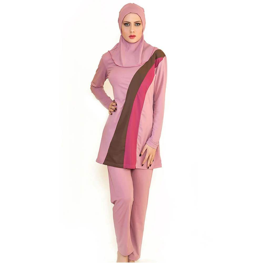 Мусульманский купальник для женщин купальный костюм с хиджабом полное покрытие