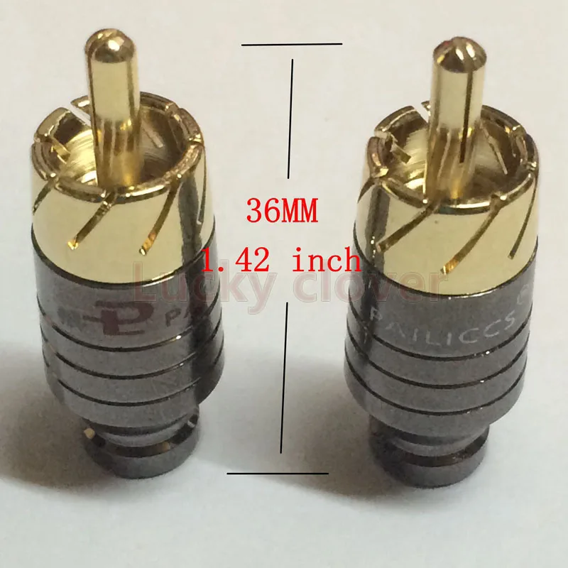 10 шт. медный разъем RCA позолоченный|connectors gold|connector adapterconnector plug |