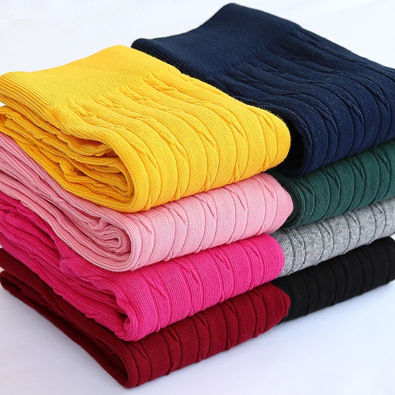 2017 леггинсы ярких цветов штаны для девочек теплые на осень-зиму хлопковые брюки