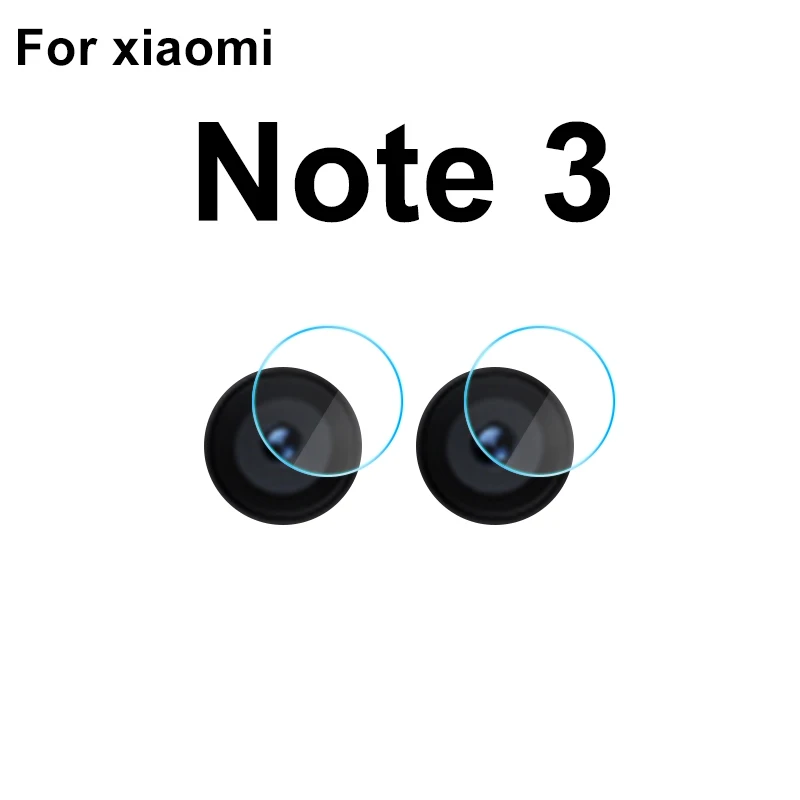 2 шт. объектив камеры закаленное стекло для Red mi Note 7 6Pro mi x2 2S 3 Max 3 2 Pro S2 для Xiao mi 9 mi 8 SE A2 Lite mi 6X 5X A1 F1 Play - Цвет: For Xiaomi Note3