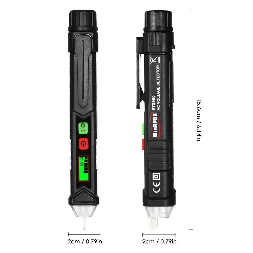 Интеллектуальный бесконтактный Тестер Напряжения переменного тока WinAPEX в форме
