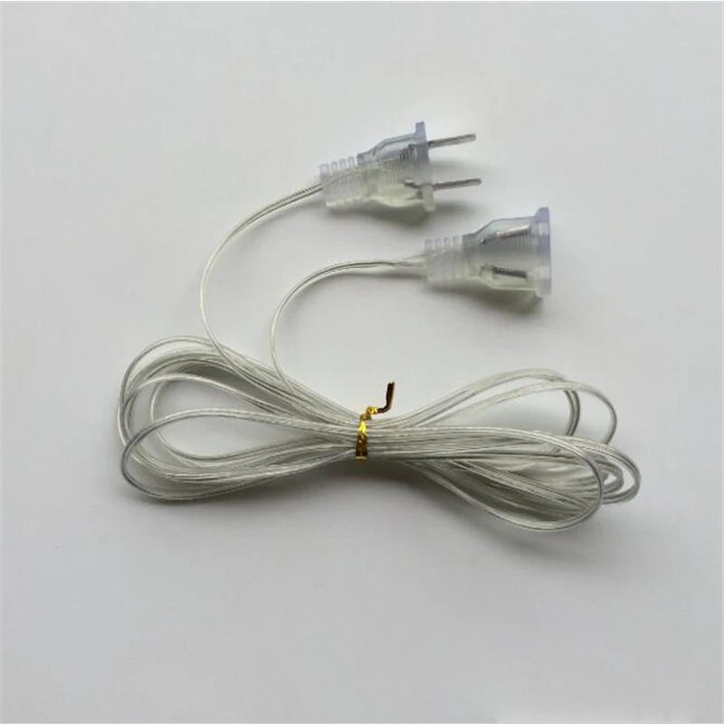 Lumiparty 3 Meter Power Extension Cable EU Plug 220V Lengthened Line For Led String Light Holiday Wedding Strip Accessories | Освещение