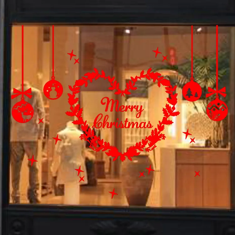 M-65 Рождество Новый год магазин Фортуна снежные шары колокольчик настенный