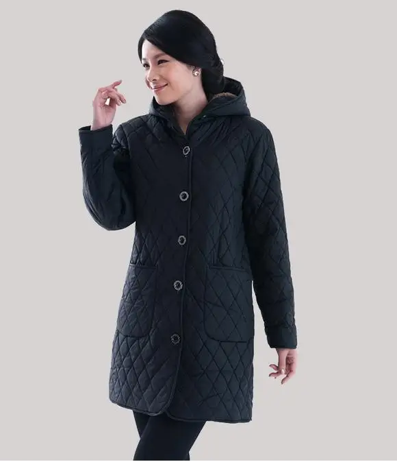 Парки новинка зимы 2020 для женщин среднего возраста плюс удобрение увеличения