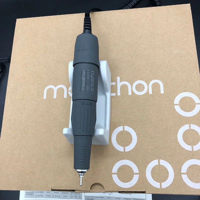 65 Вт BTMarathon эскорт-3 35000 об/мин MARATHON-SDE-H37L1 ручка сильная 210 дрель для ногтей Маникюр Педикюр электрическое оборудование для дизайна ногтей