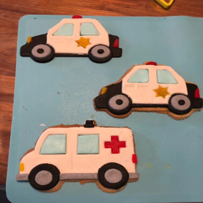 Дорожные Инструменты машина скорой помощи серии печенья на заказ 3D Печатный торт