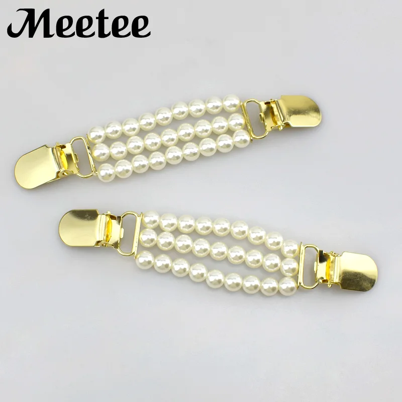 5 шт. жемчужные кнопки рубашка свитер воротник металлические пряжки гибкая