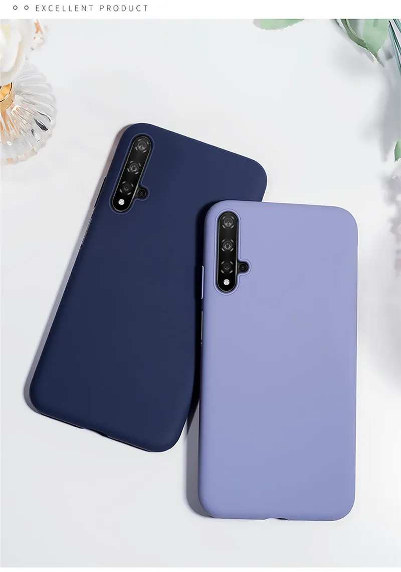 Роскошный жидкий силиконовый чехол для huawei Honor 10 Lite 10i 9 20 Pro 8s 8A 8 20s 8X 9X PREMIUM Global Silicon Cell мягкая задняя крышка