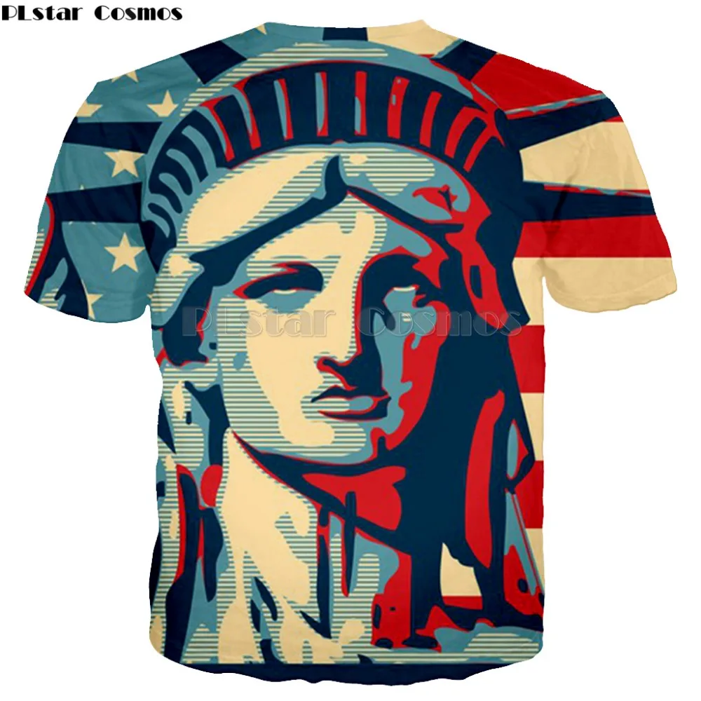 Футболка женская/мужская повседневная с 3D принтом и круглым вырезом|Мужские