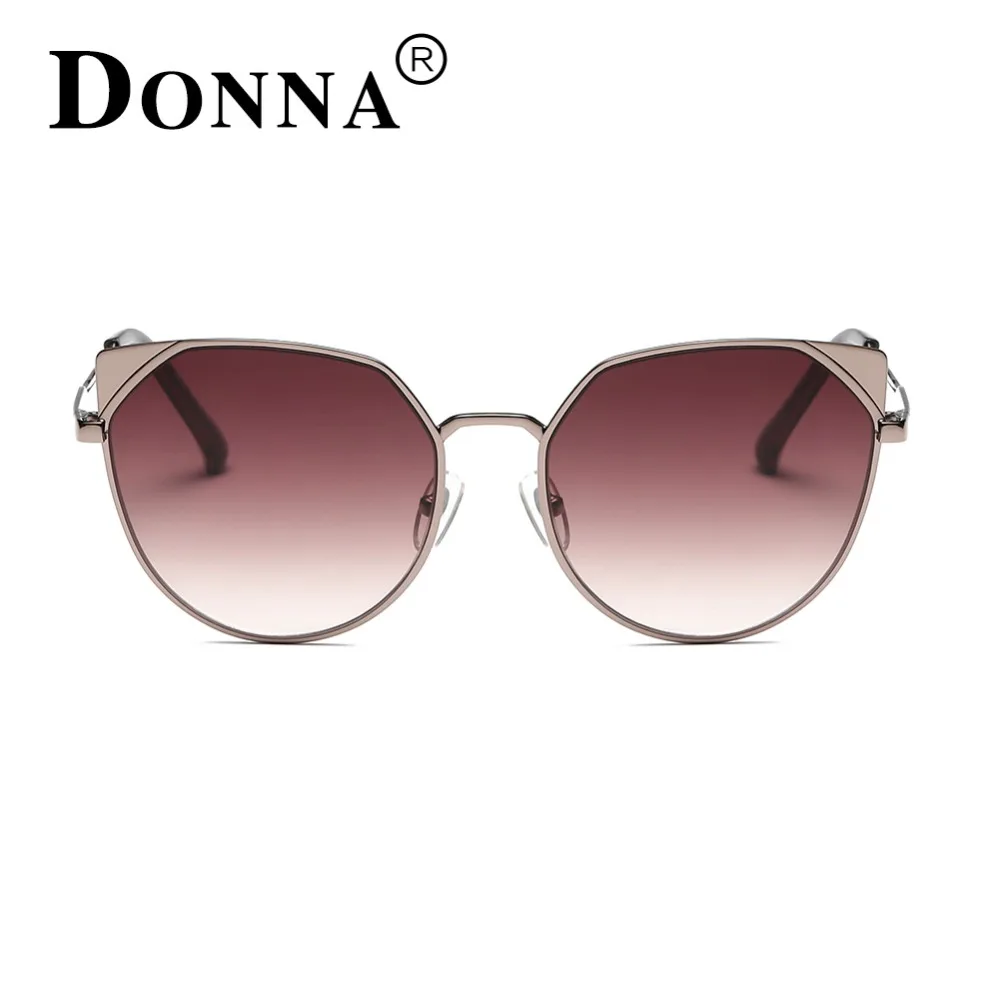 Donna Негабаритных кошачий глаз Солнцезащитные очки для женщин Для круглый