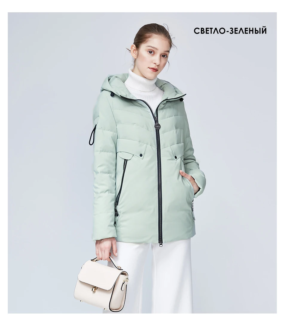 EURASIA New Brand Hooded Womens Winter Coat Full Jacket Thick Parkas Zipper Sustans Lady Jackets Outerwear Green YD1860