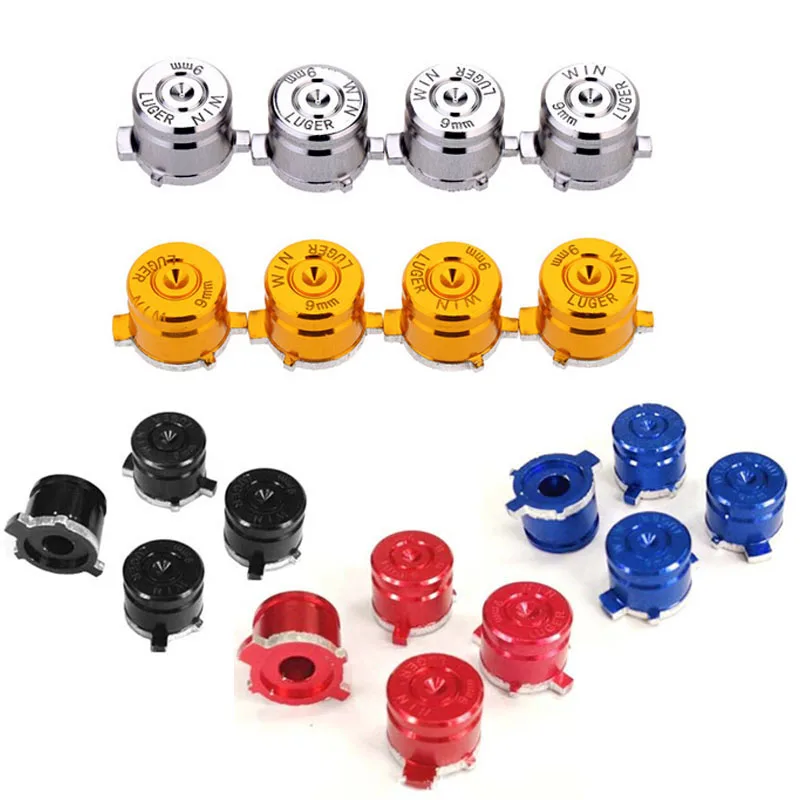 4 шт. алюминиевые запасные колпачки для джойстика Sony Playstation Dualshock 3 PS3 PS4|stick for ps4|sticks