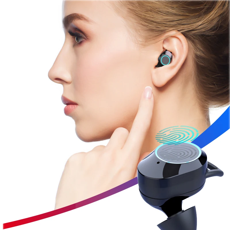Самая последняя G02 LED Дисплей Беспроводной Bluetooth наушники сенсорный экран при с