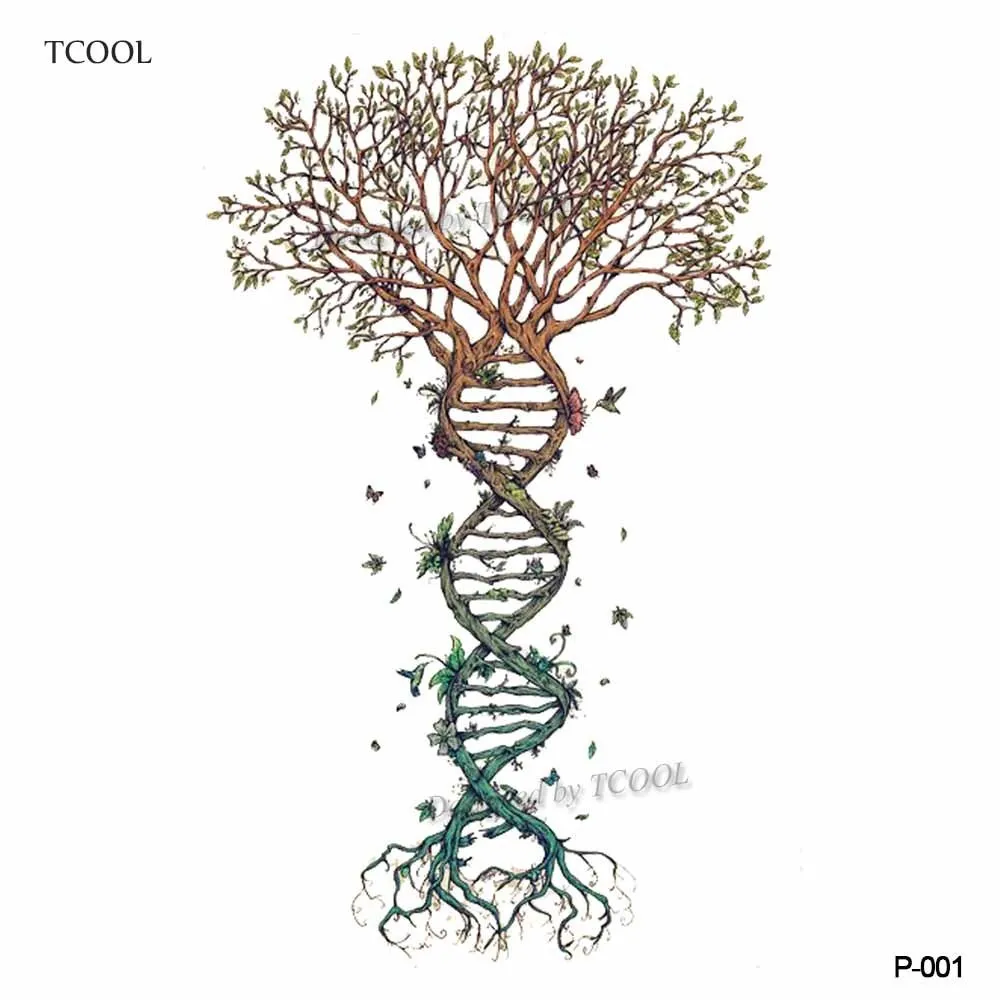 WYUEN Tree Waterproof Temporary Tattoo Sticker Fashion Women Men Arm Fake Body Art 9.8X6cm Kids Adult Hand Tattoos Paper P 001|tattoo paper|body