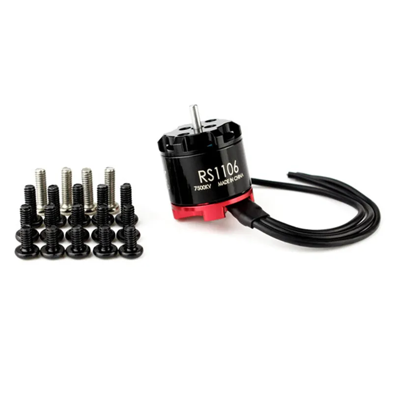 Оригинальный EMAX RS1106 4500KV 6000KV 7500KV бесщеточный микро-двигатель CW Thread для RC FPV Racer