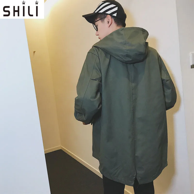 Новинка 2018 осенне-зимняя одежда мужские Брендовые куртки повседневное пальто