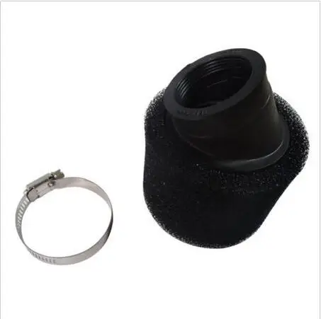 

45mm Angled Black Air Filter Foam Cleaner For 125 150cc CRF KLX Pit Dirt Bike TA