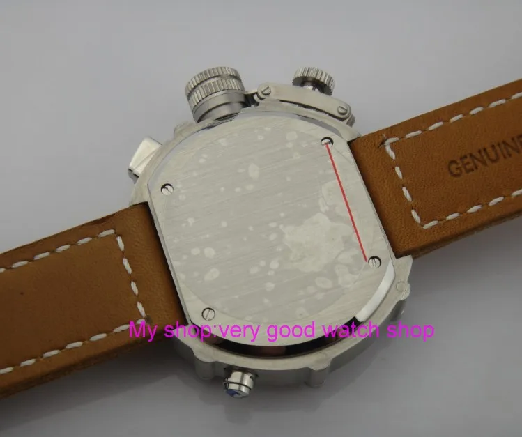 Часы наручные PARNIS мужские с белым циферблатом 50 мм 252|watch men|watch men watchwatch mechanical |